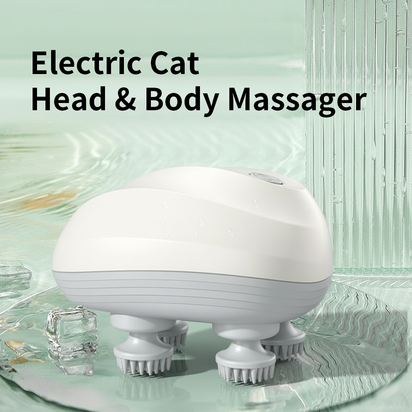 UZ Electric Cat Kneading Massager - Waterproof & Rechargeable