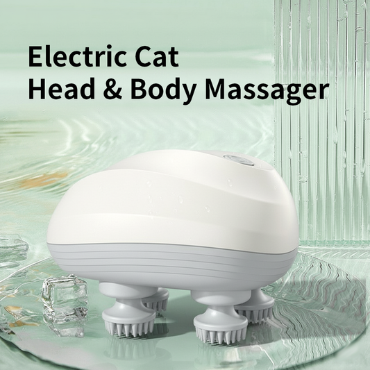 UZ Electric Cat Kneading Massager - Waterproof & Rechargeable