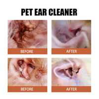 UZ Pet Anti-Mite Ear Drops - Deodorizing Cleaner for Dogs & Cats