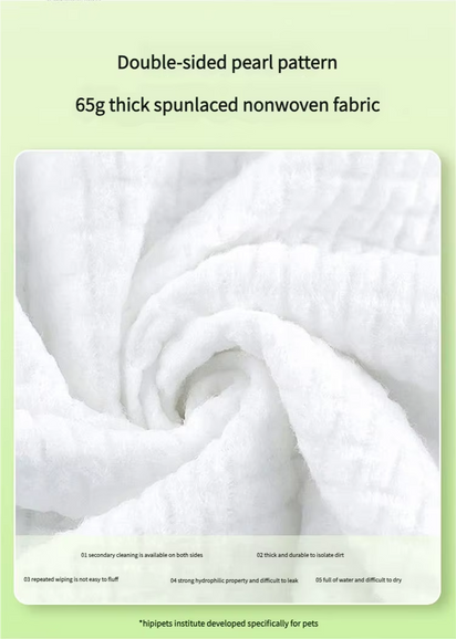 UZ Pet No-Rinse Bath Gloves - Disposable & Deodorizing