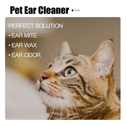 UZ Pet Anti-Mite Ear Drops - Deodorizing Cleaner for Dogs & Cats