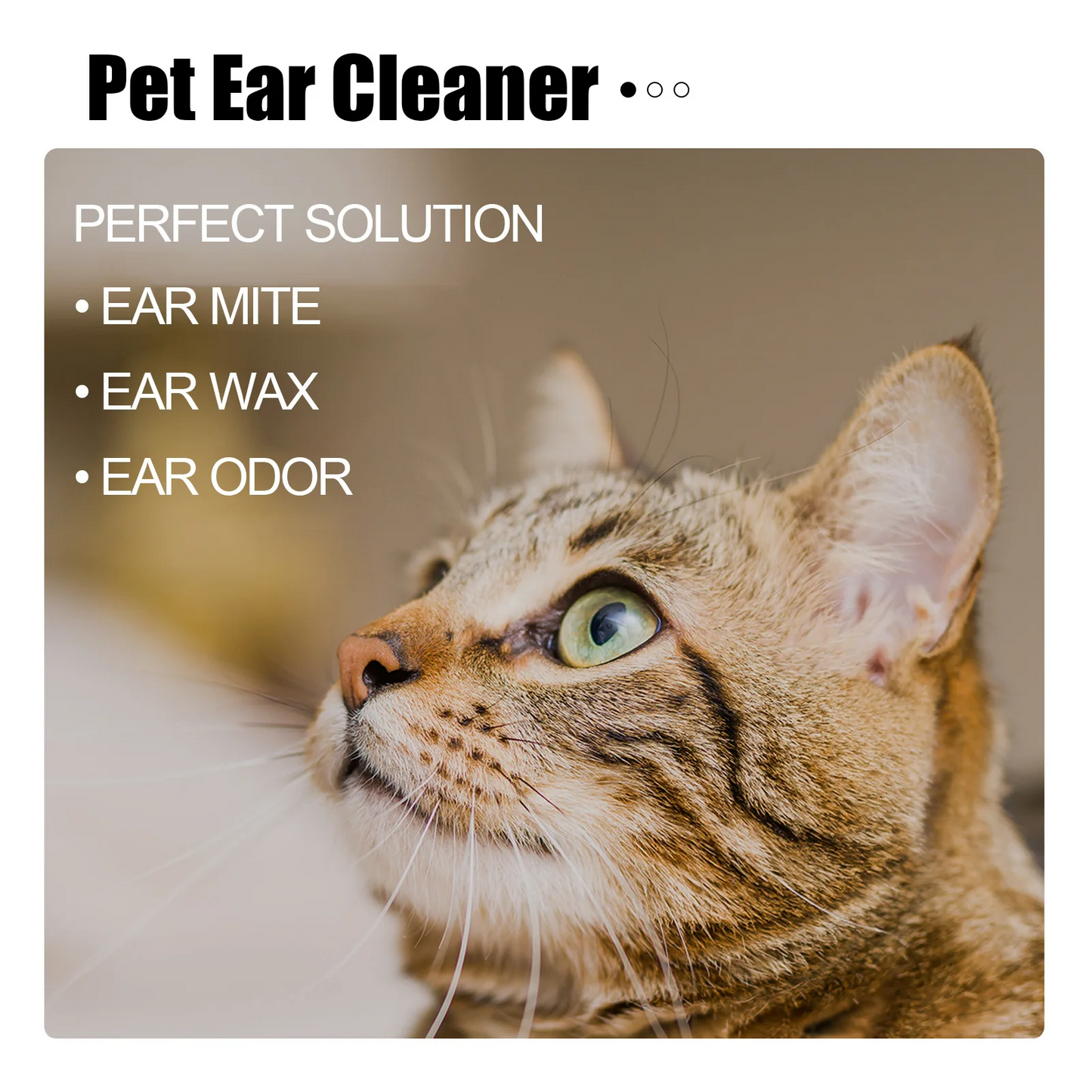 UZ Pet Anti-Mite Ear Drops - Deodorizing Cleaner for Dogs & Cats