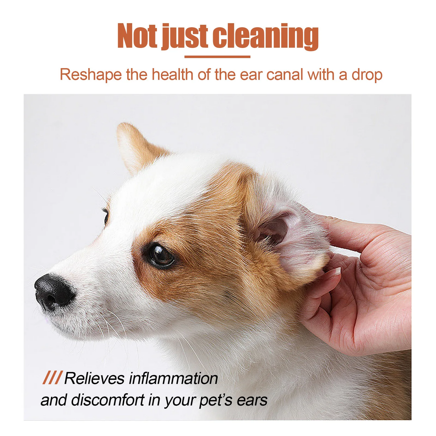 UZ Pet Anti-Mite Ear Drops - Deodorizing Cleaner for Dogs & Cats