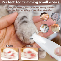 UZ Pet LED Paw Trimmer - Waterproof & Precision Shaver