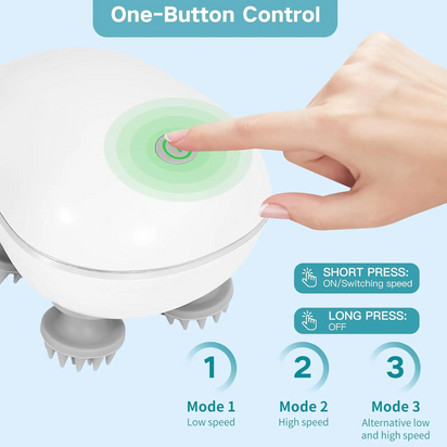 UZ Electric Cat Kneading Massager - Waterproof & Rechargeable