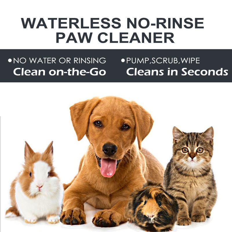 UZ Pet No-Rinse Paw Foam - Soothing Cleanser & Moisturizer