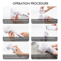 UZ Pet All-in-One Waterless Bath Brush with Foam