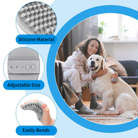 UZ Pet Deshedding Bath Mitt - Silicone Massage Grooming Glove