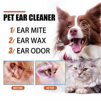 UZ Pet Anti-Mite Ear Drops - Deodorizing Cleaner for Dogs & Cats