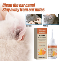 UZ Pet Anti-Mite Ear Drops - Deodorizing Cleaner for Dogs & Cats