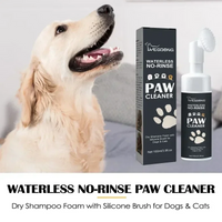 UZ Pet No-Rinse Paw Foam - Soothing Cleanser & Moisturizer