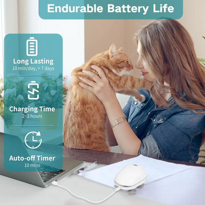 UZ Electric Cat Kneading Massager - Waterproof & Rechargeable