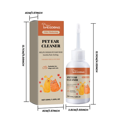 UZ Pet Anti-Mite Ear Drops - Deodorizing Cleaner for Dogs & Cats